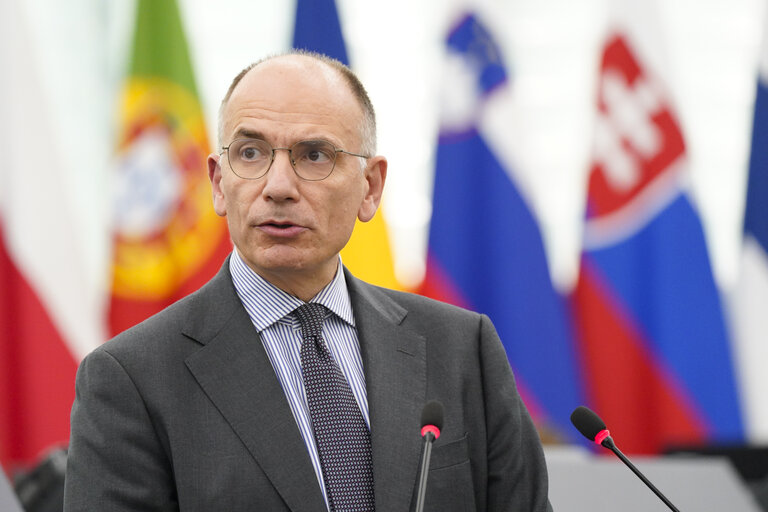 Foto av Enrico Letta.